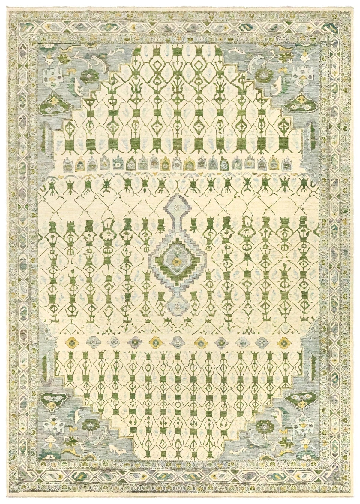 Kurd Medallion Handwoven Tribal Rug
