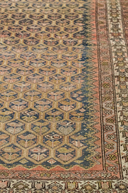 Vintage Kurd Handwoven Tribal Rug, J75292