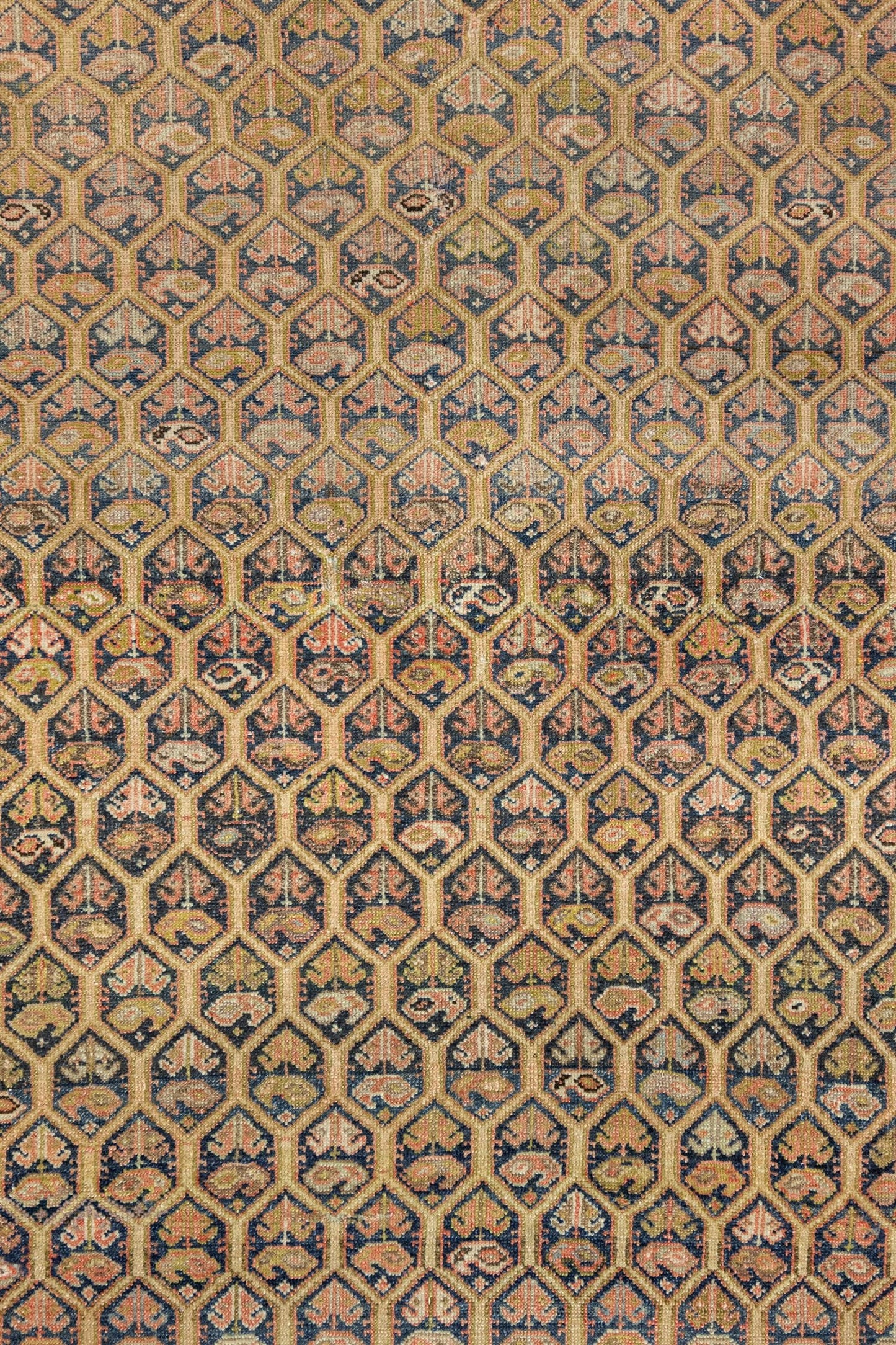 Vintage Kurd Handwoven Tribal Rug, J75292