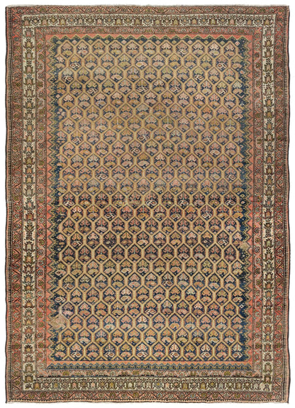 Vintage Kurd Handwoven Tribal Rug