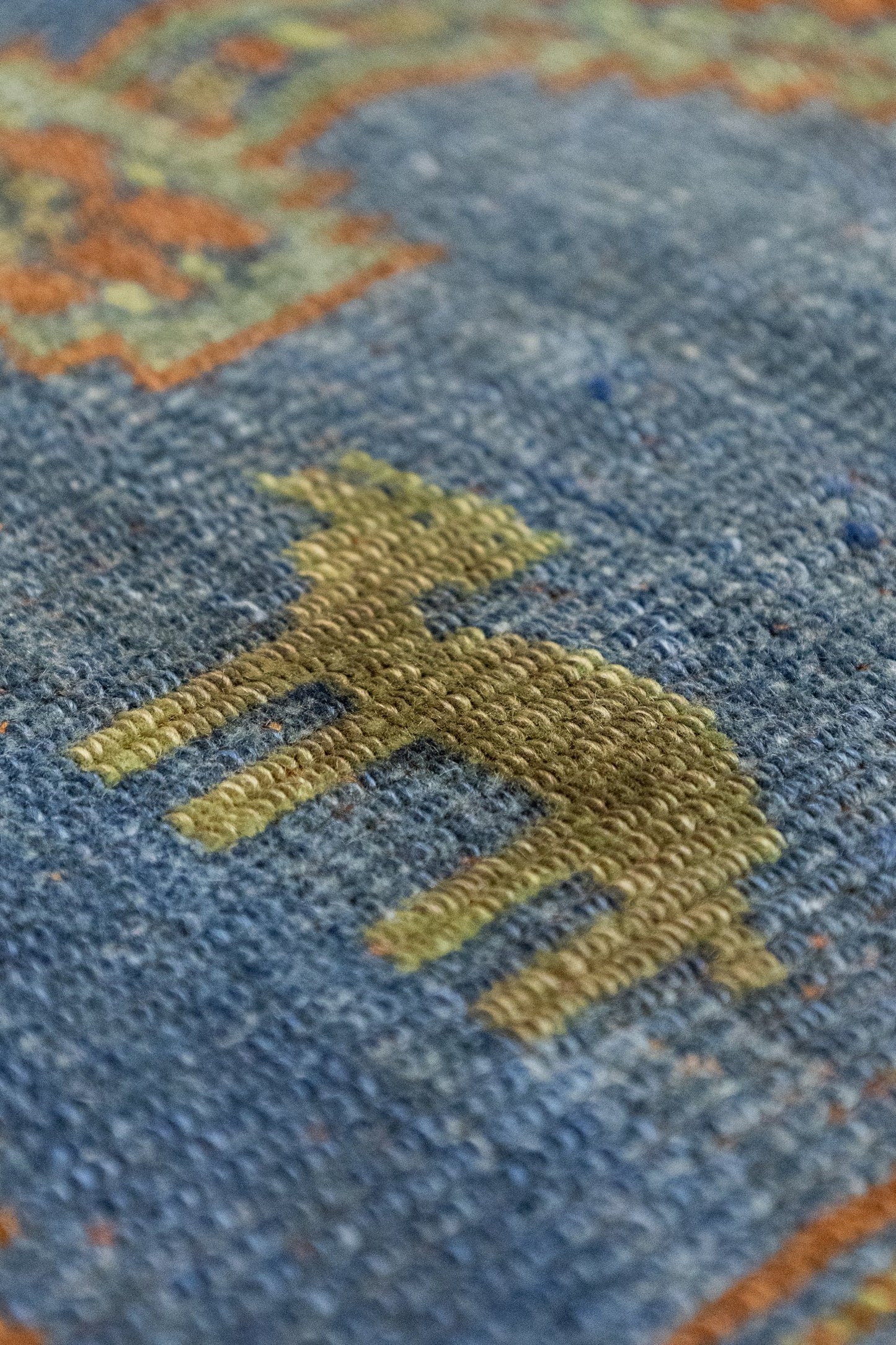 Vintage Kurd Handwoven Tribal Rug, J75301