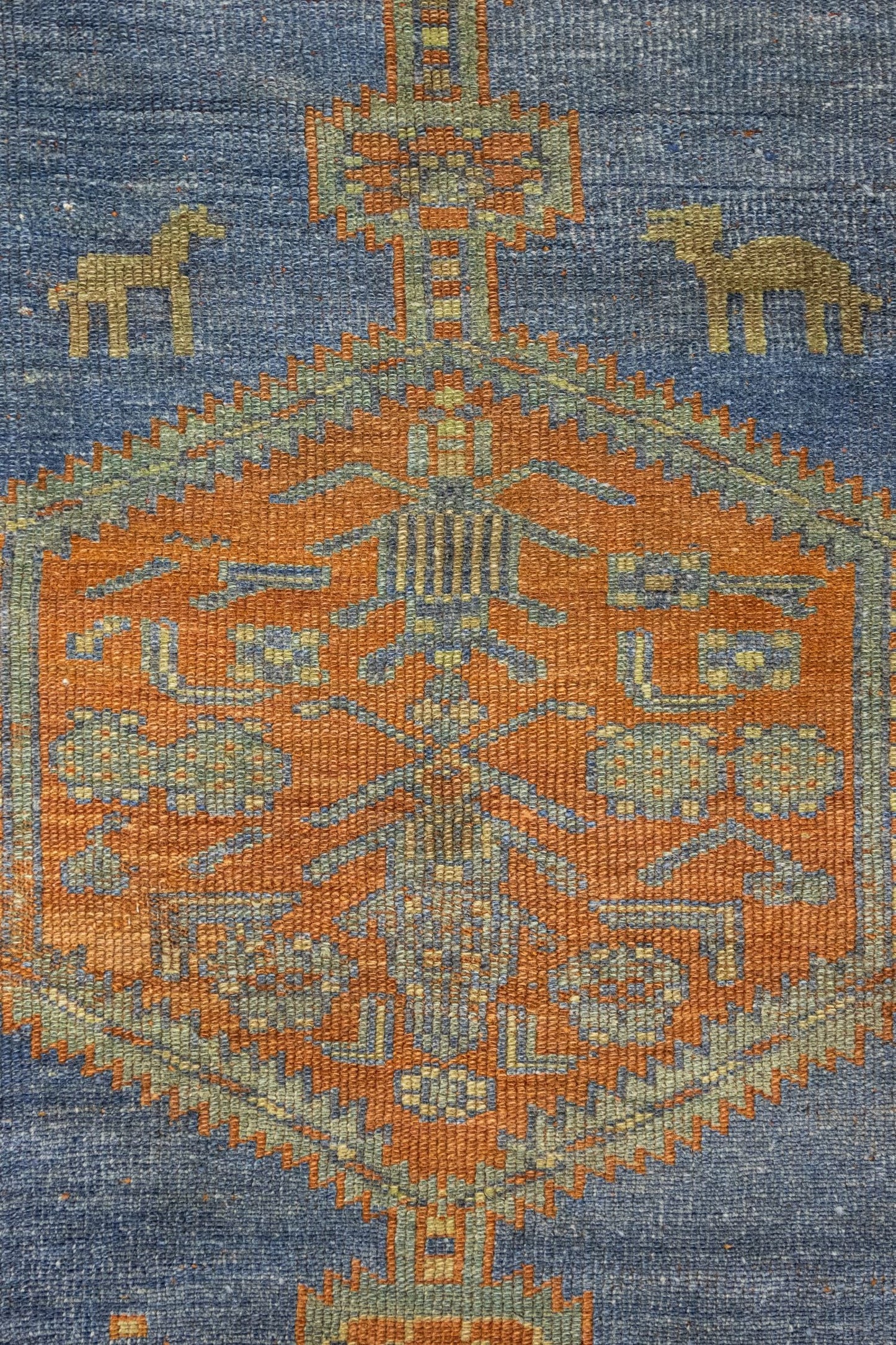Vintage Kurd Handwoven Tribal Rug, J75301