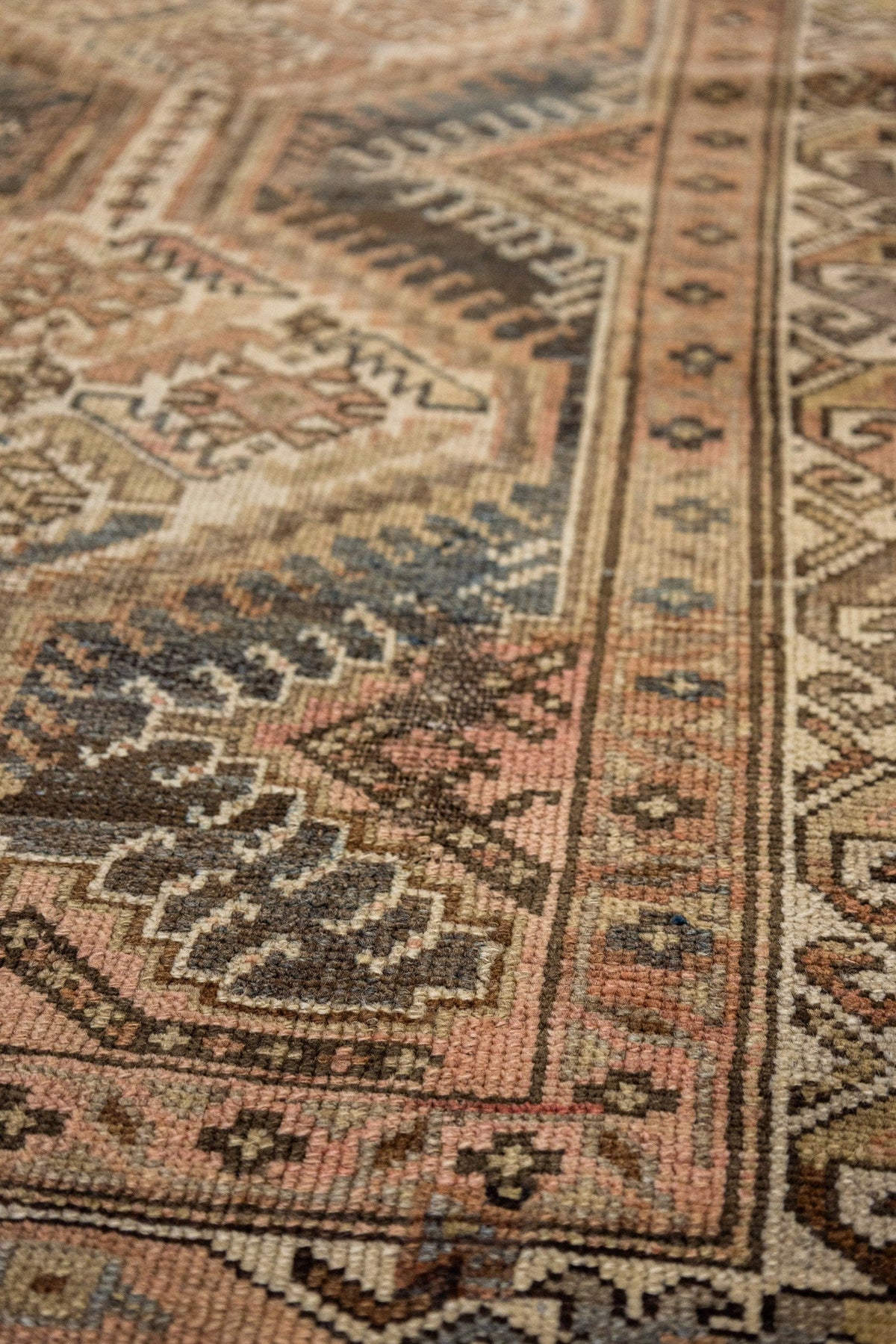 Vintage Kurd Handwoven Tribal Rug, J86464