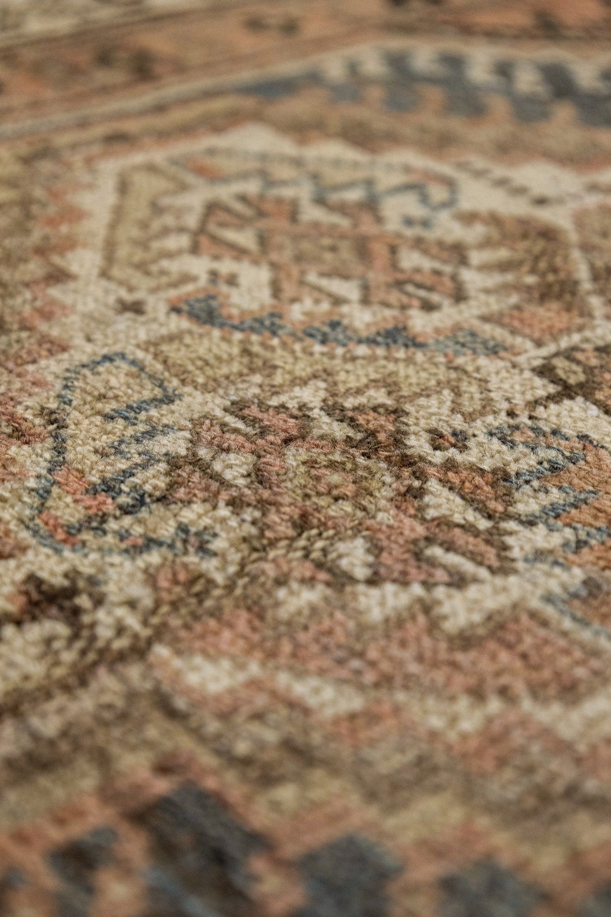 Vintage Kurd Handwoven Tribal Rug, J86464