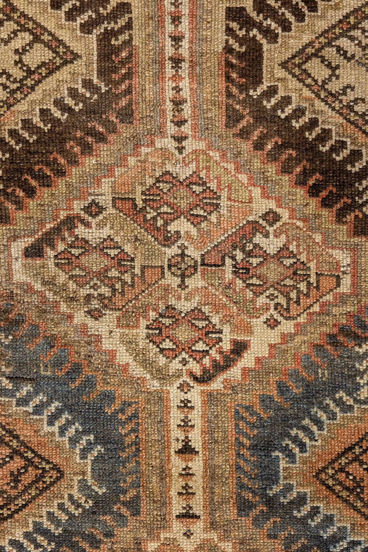 Vintage Kurd Handwoven Tribal Rug, J86464
