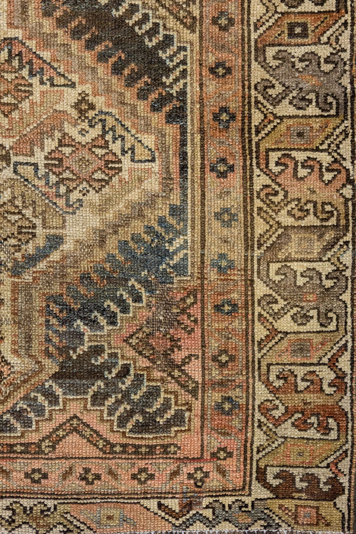 Vintage Kurd Handwoven Tribal Rug, J86464