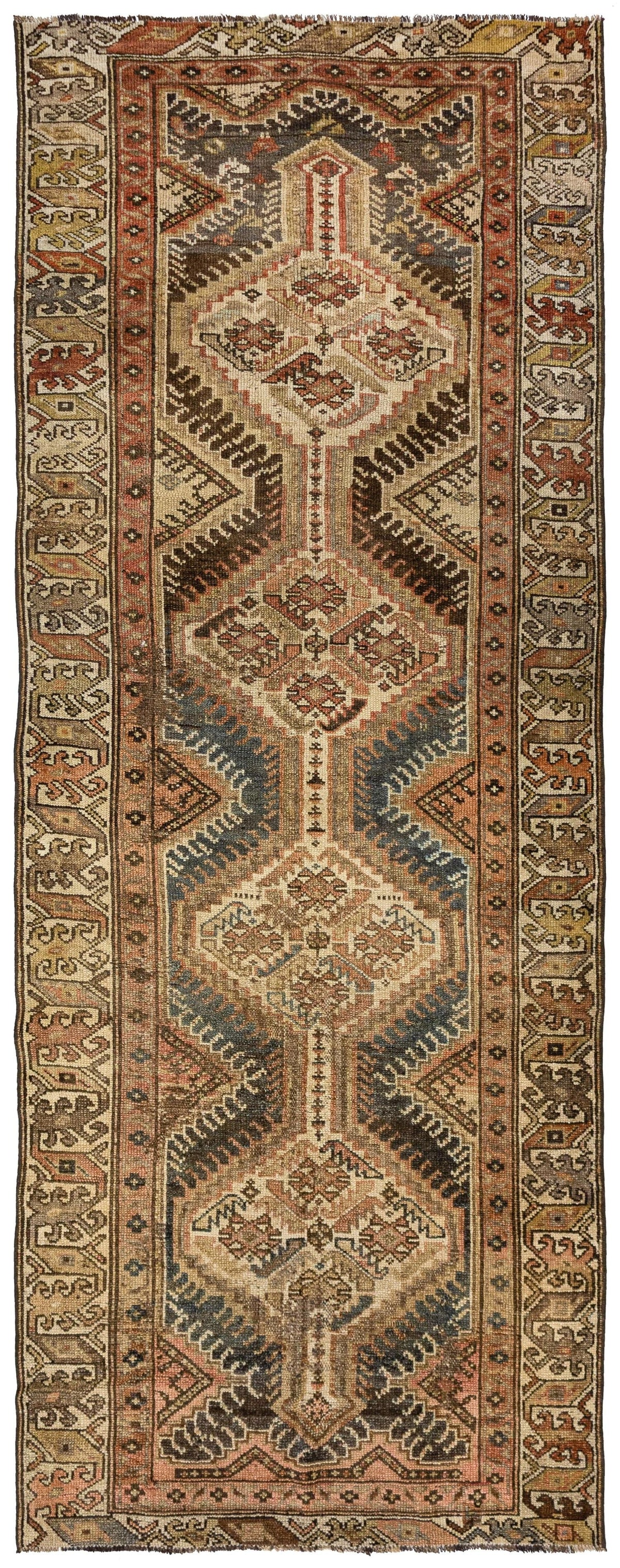 Vintage Kurd Handwoven Tribal Rug