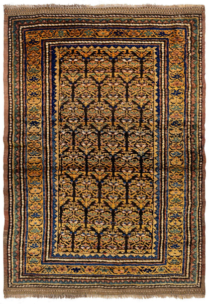 Antique Kurd Handwoven Tribal Rug