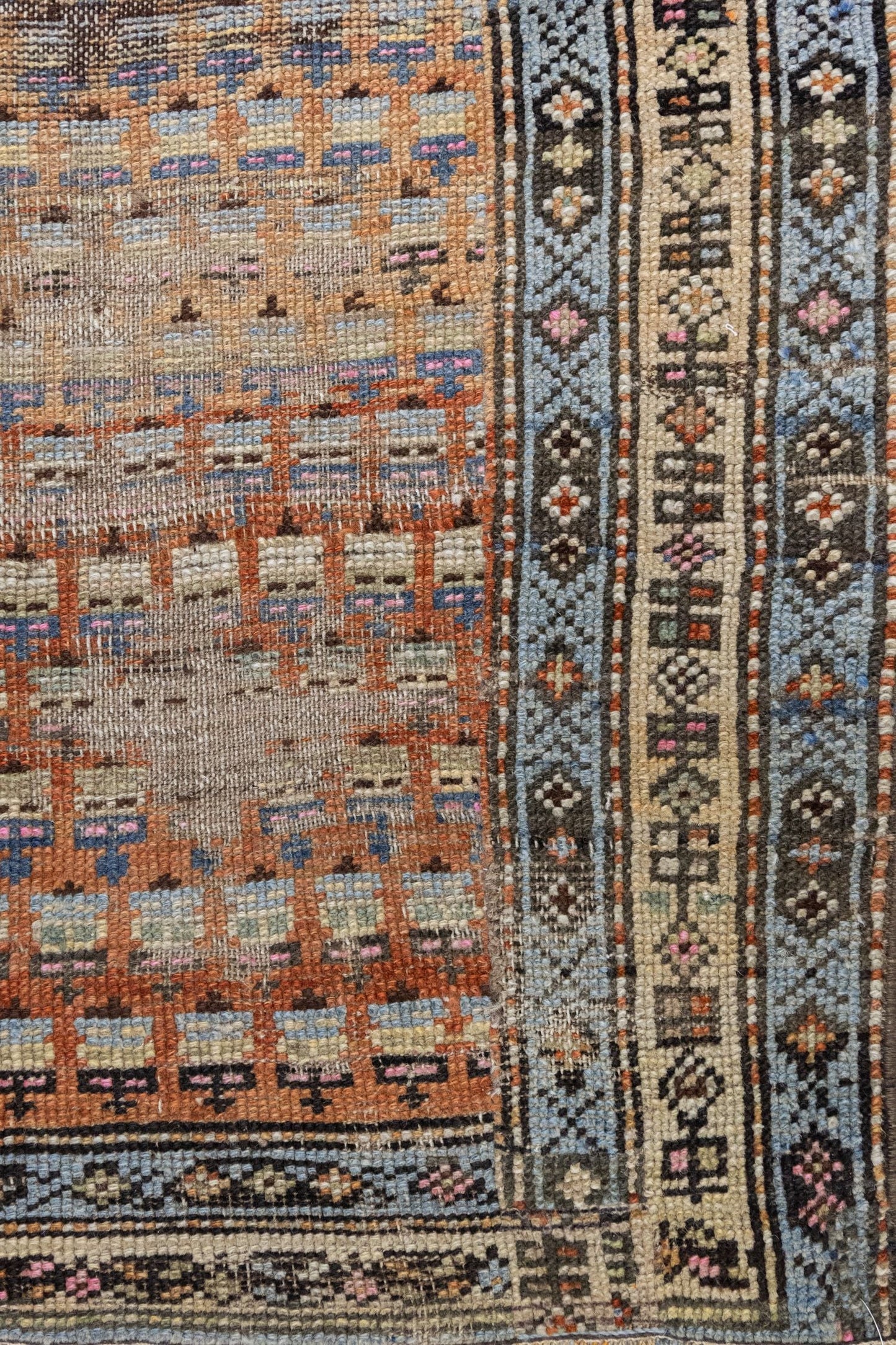 Vintage Kurd Handwoven Tribal Rug, J88211