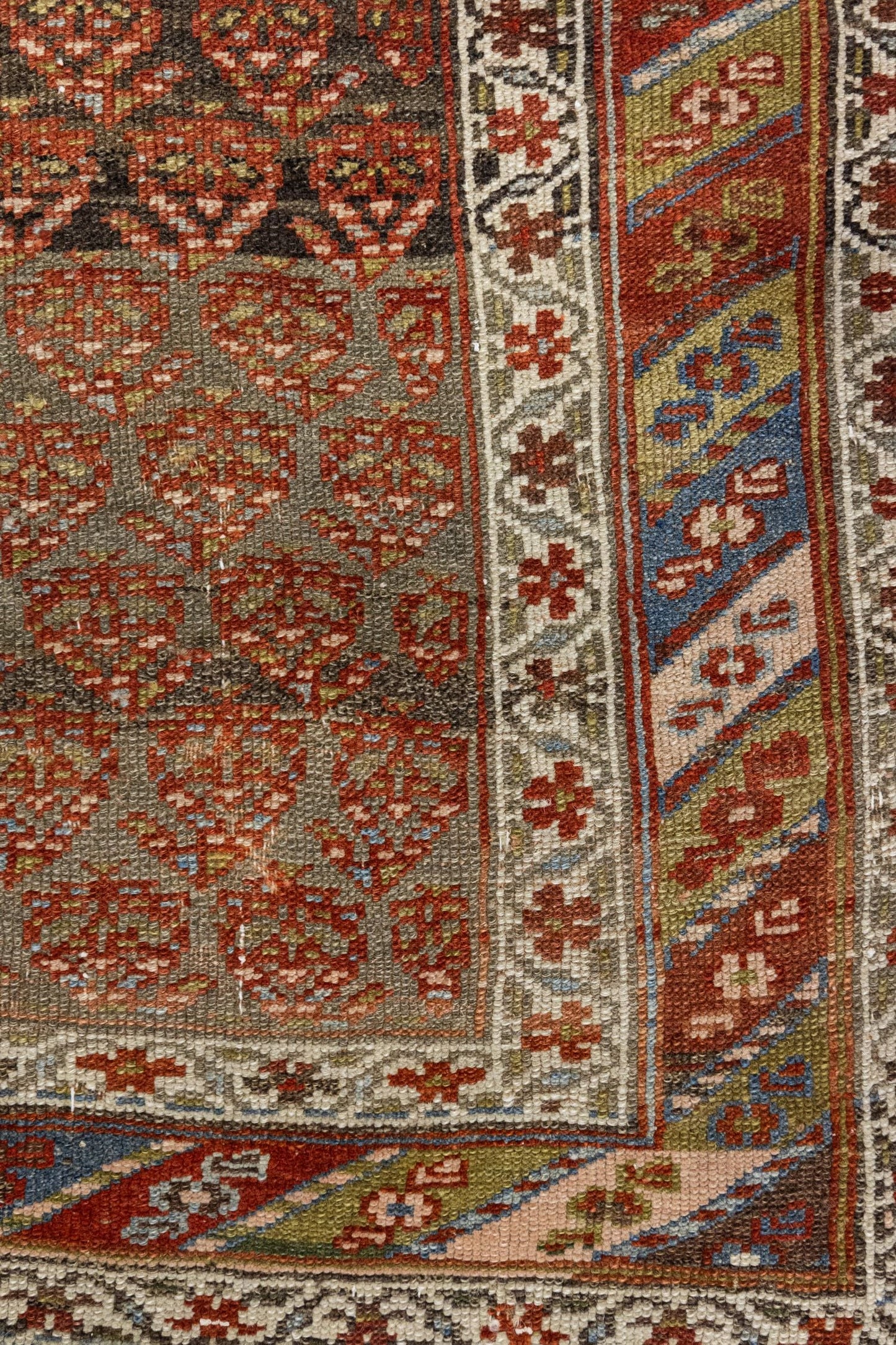 Vintage Kurd Handwoven Tribal Rug, J88218