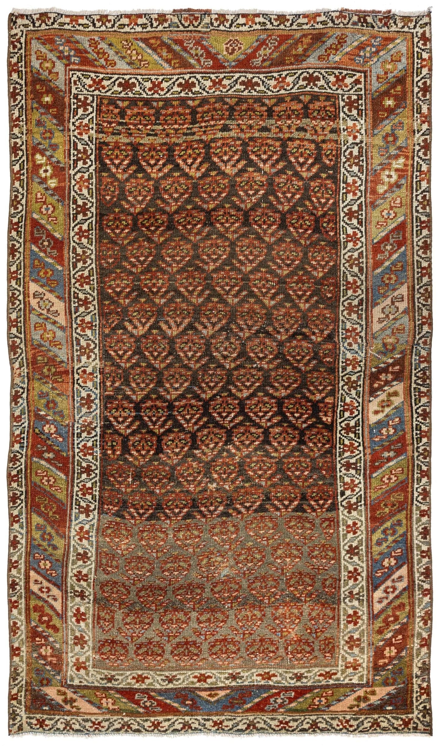 Vintage Kurd Handwoven Tribal Rug
