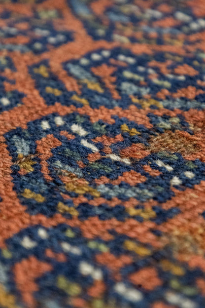 Vintage Kurd Handwoven Tribal Rug, J88223
