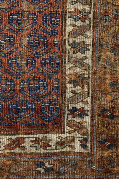 Vintage Kurd Handwoven Tribal Rug, J88223