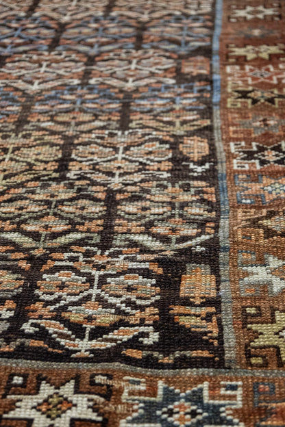 Vintage Kurd Handwoven Tribal Rug, J88234