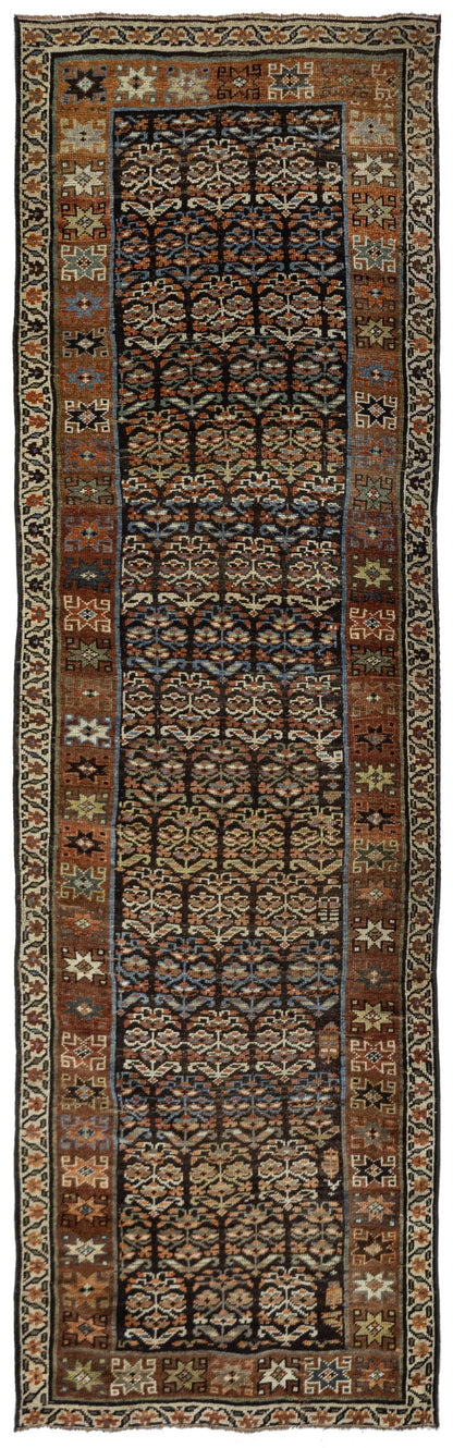 Vintage Kurd Handwoven Tribal Rug