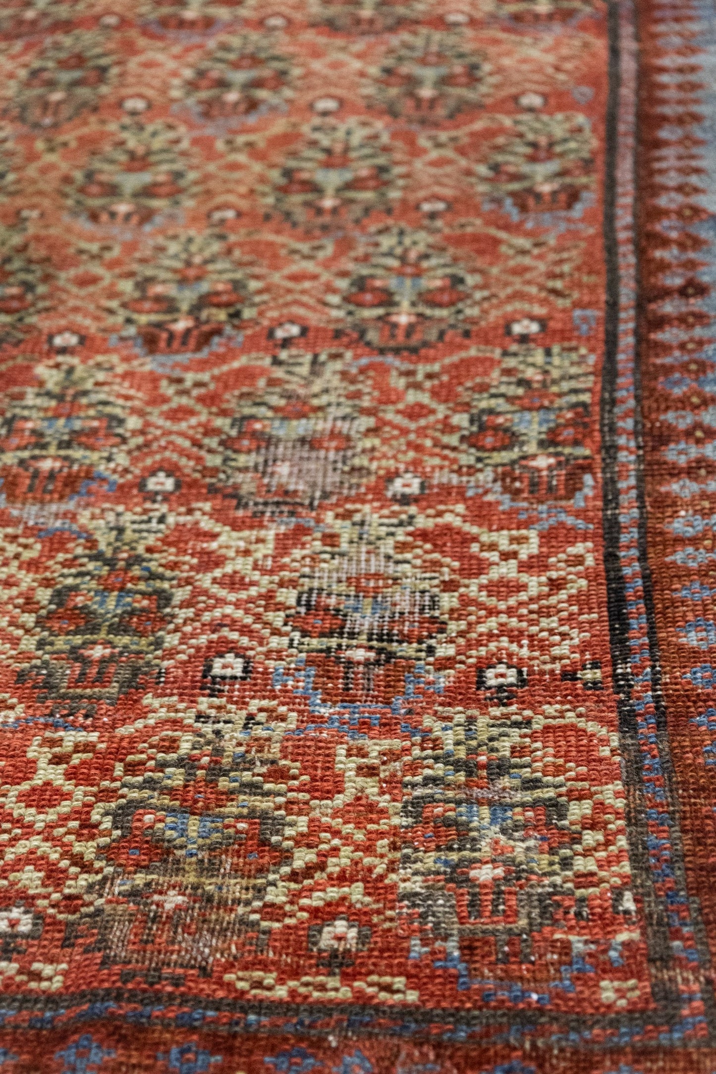 Vintage Kurd Handwoven Tribal Rug, J89150