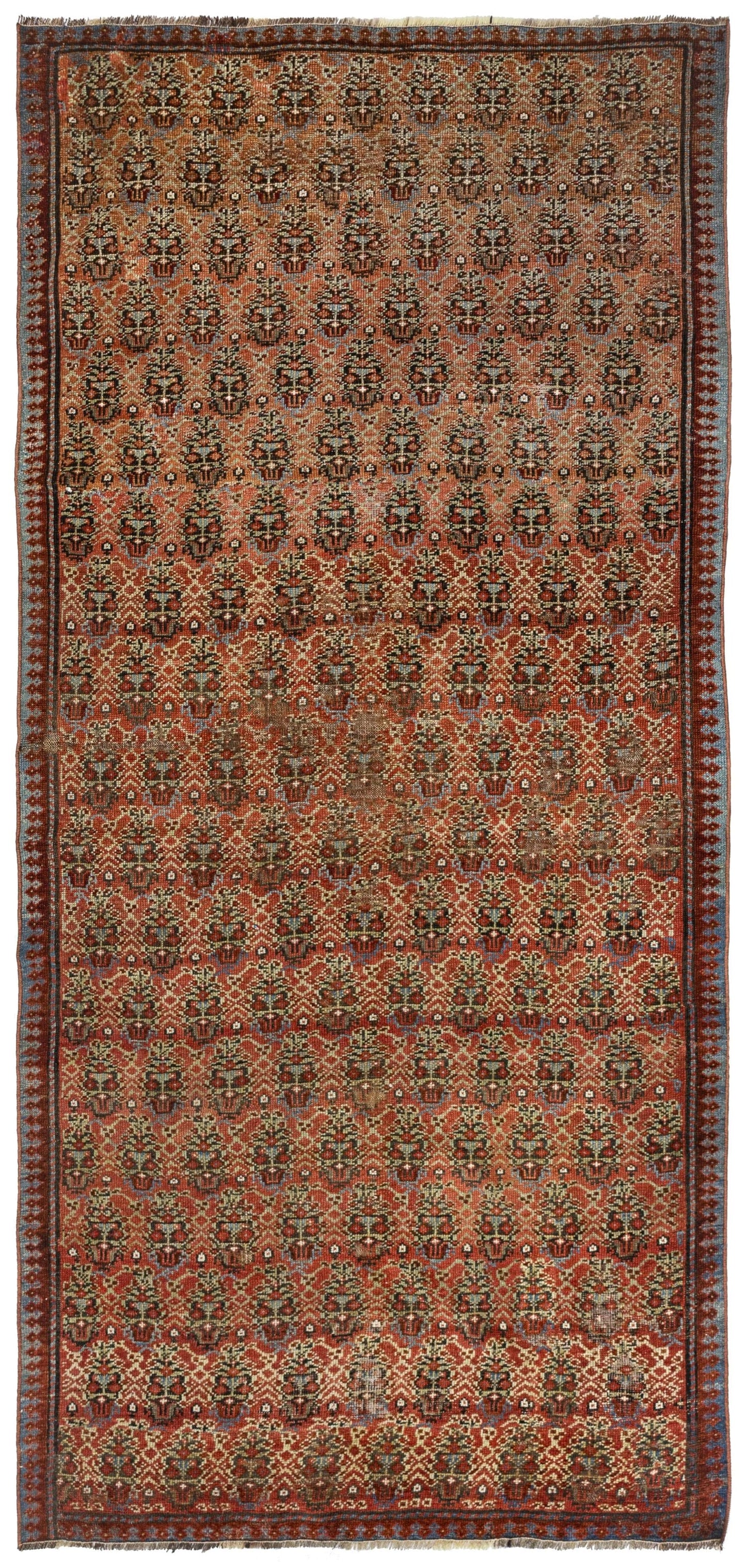Vintage Kurd Handwoven Tribal Rug