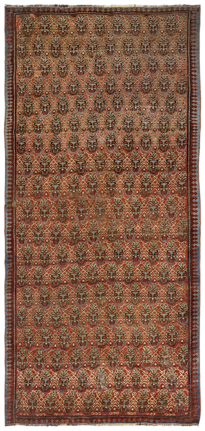 Vintage Kurd Handwoven Tribal Rug