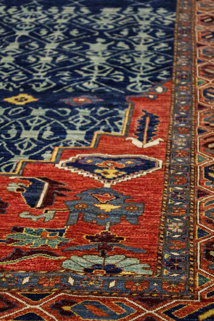 Kurd Medallion Handwoven Tribal Rug, J81377