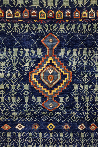 Kurd Medallion Handwoven Tribal Rug, J81377