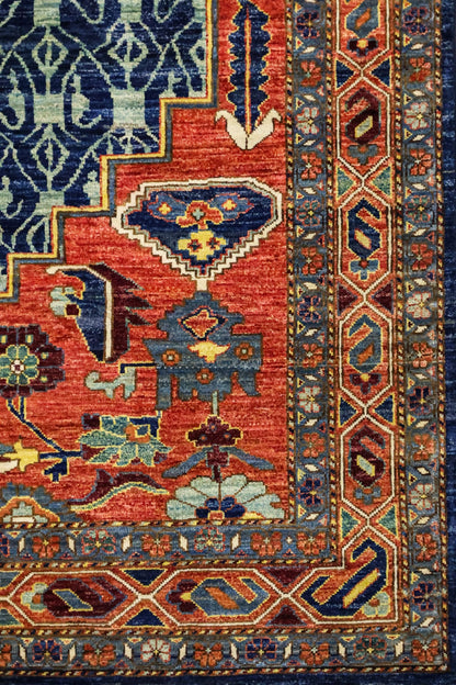 Kurd Medallion Handwoven Tribal Rug, J81377