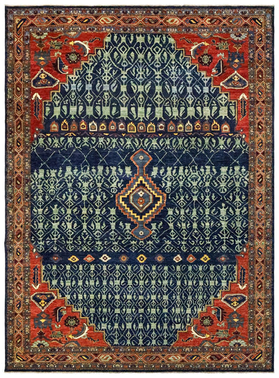 Kurd Medallion Handwoven Tribal Rug