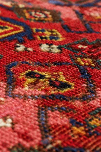 Vintage Kurdish Handwoven Tribal Rug, J80919