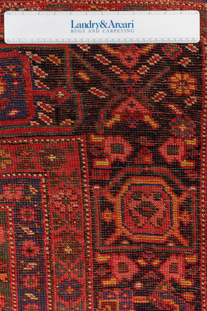 Vintage Kurdish Handwoven Tribal Rug, J80919