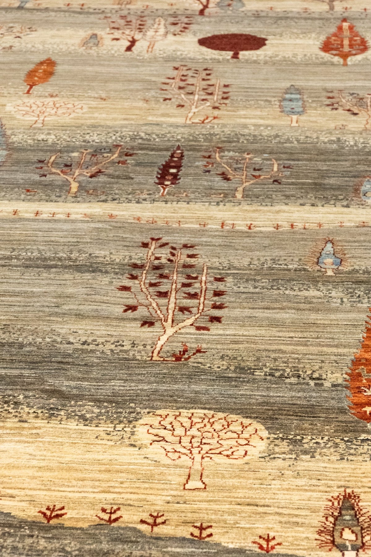 Landscape Gabbeh Handwoven Tribal Rug, J86031