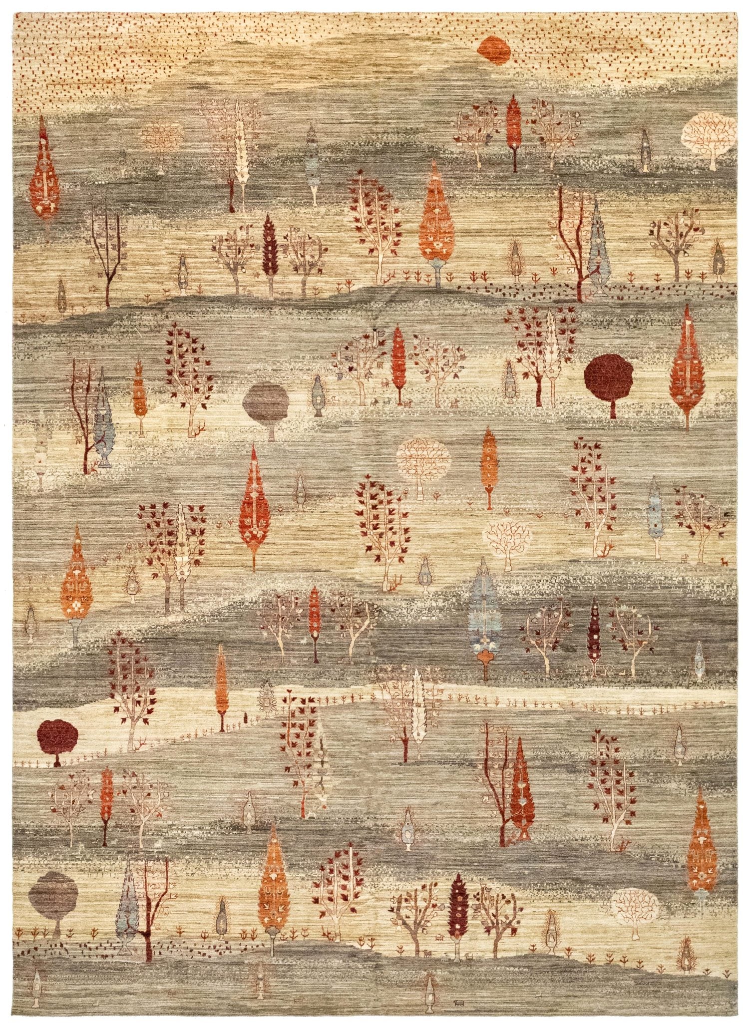 Landscape Gabbeh Handwoven Tribal Rug | Landry & Arcari – Landry ...