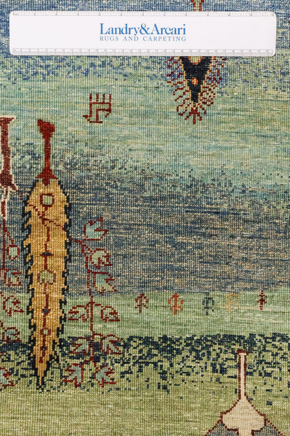 Landscape Gabbeh Handwoven Tribal Rug, J86034