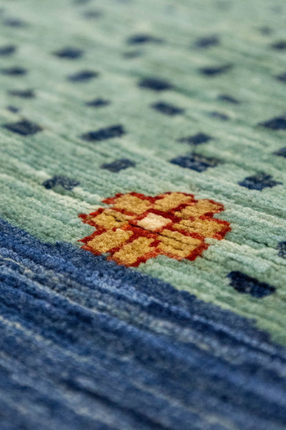 Landscape Gabbeh Handwoven Tribal Rug, J86038