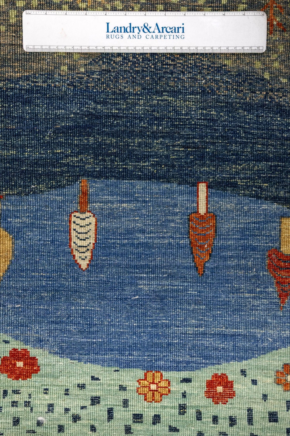 Landscape Gabbeh Handwoven Tribal Rug, J86038