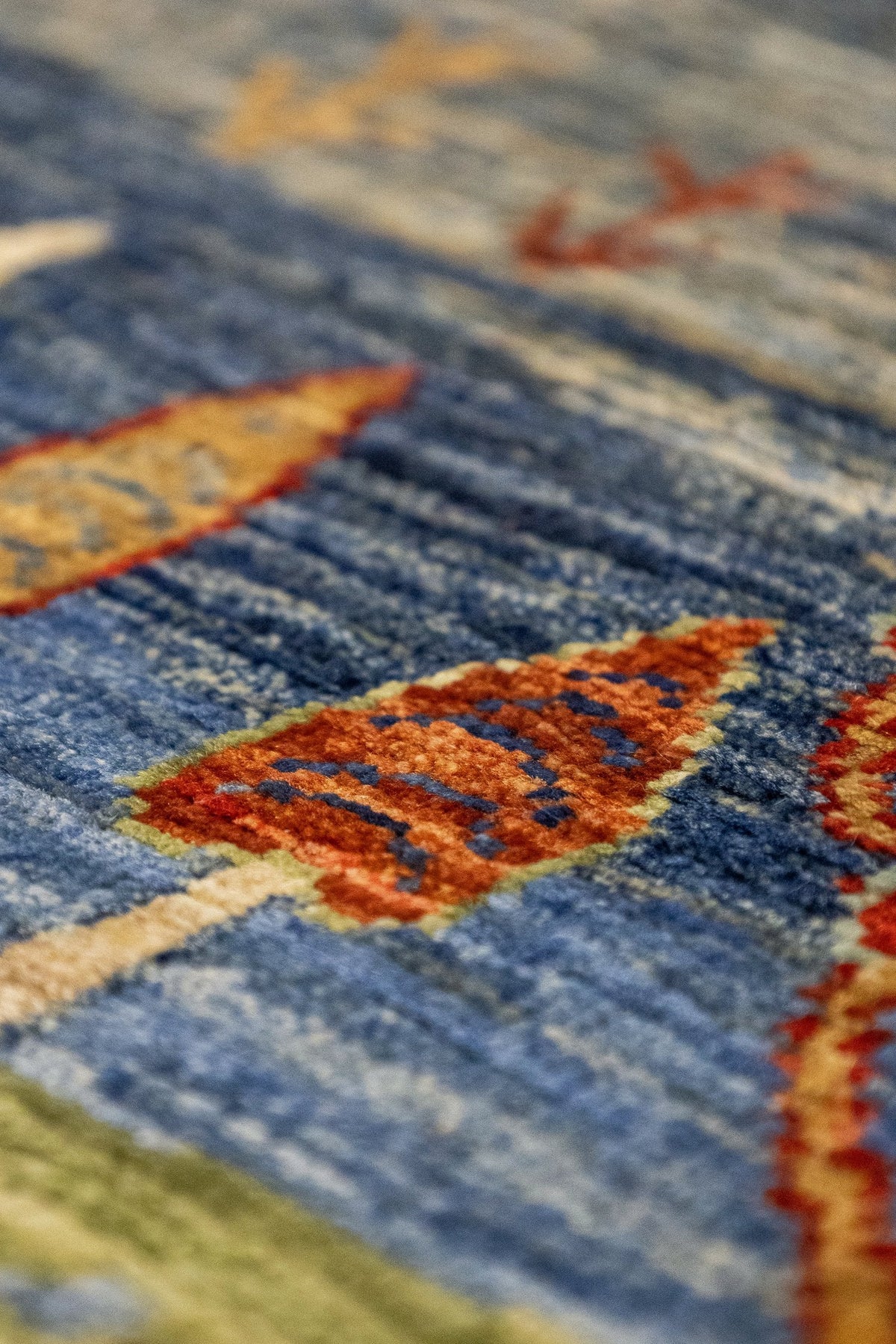 Landscape Gabbeh Handwoven Tribal Rug, J86041