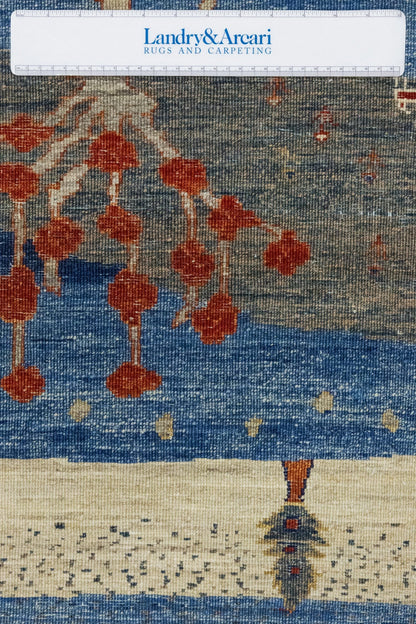 Landscape Gabbeh Handwoven Tribal Rug, J86043