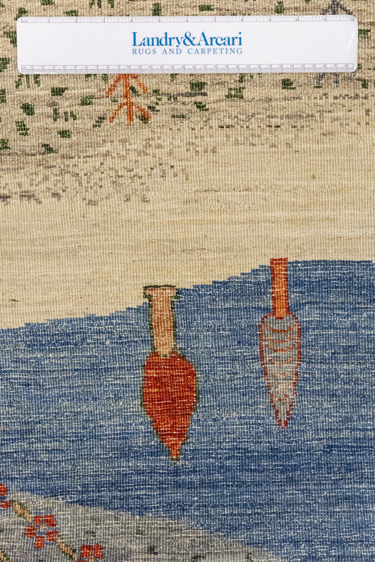 Landscape Gabbeh Handwoven Tribal Rug, J86045