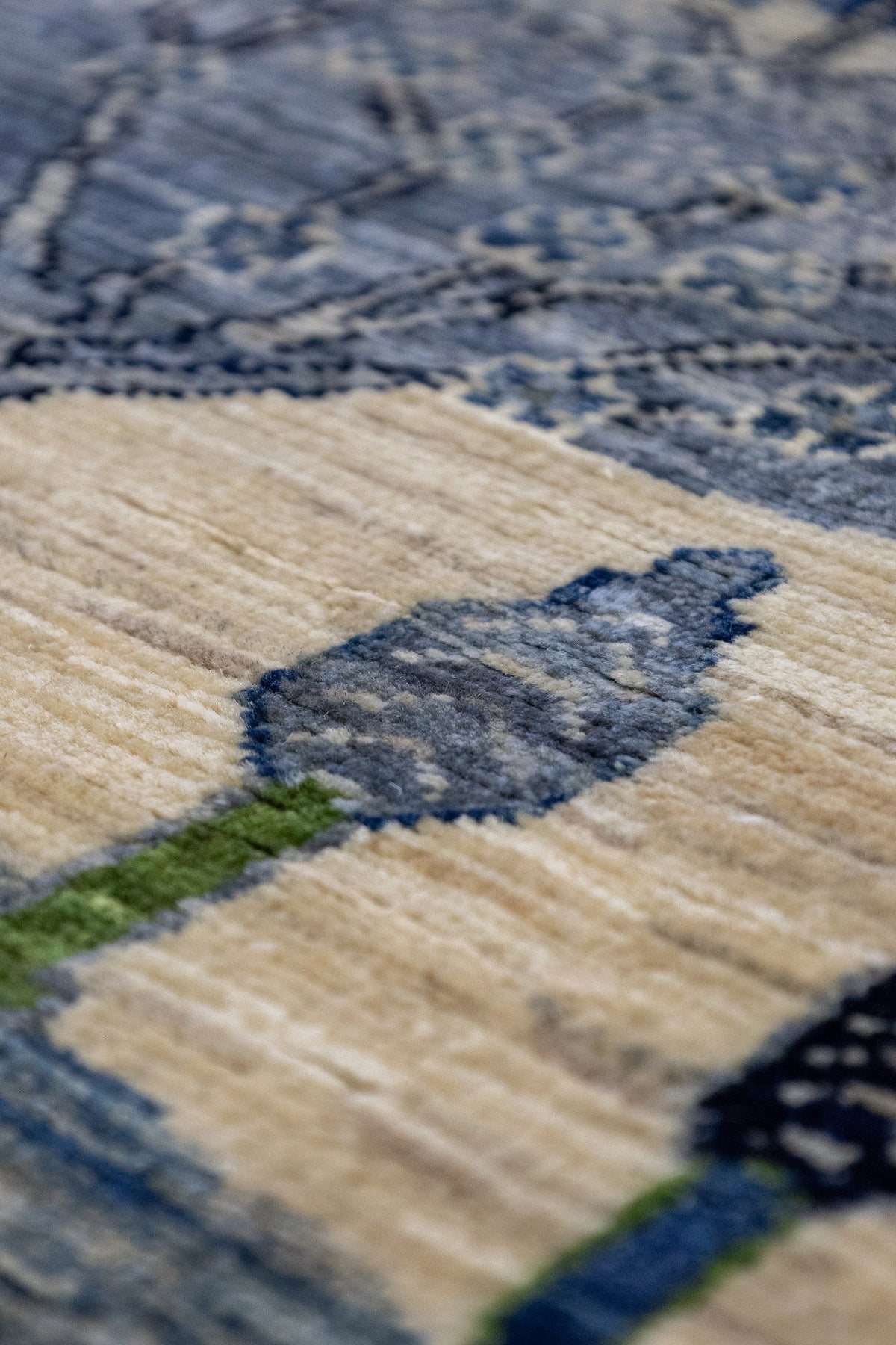 Landscape Gabbeh Handwoven Tribal Rug, J86075