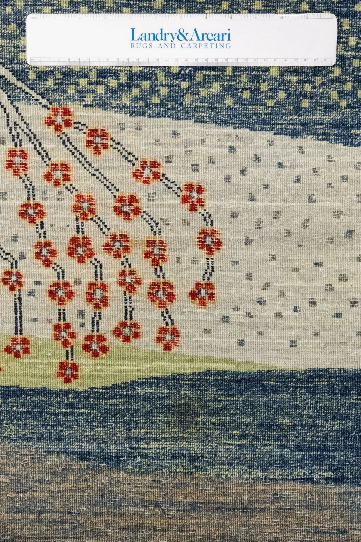 Landscape Gabbeh Handwoven Tribal Rug, J86091