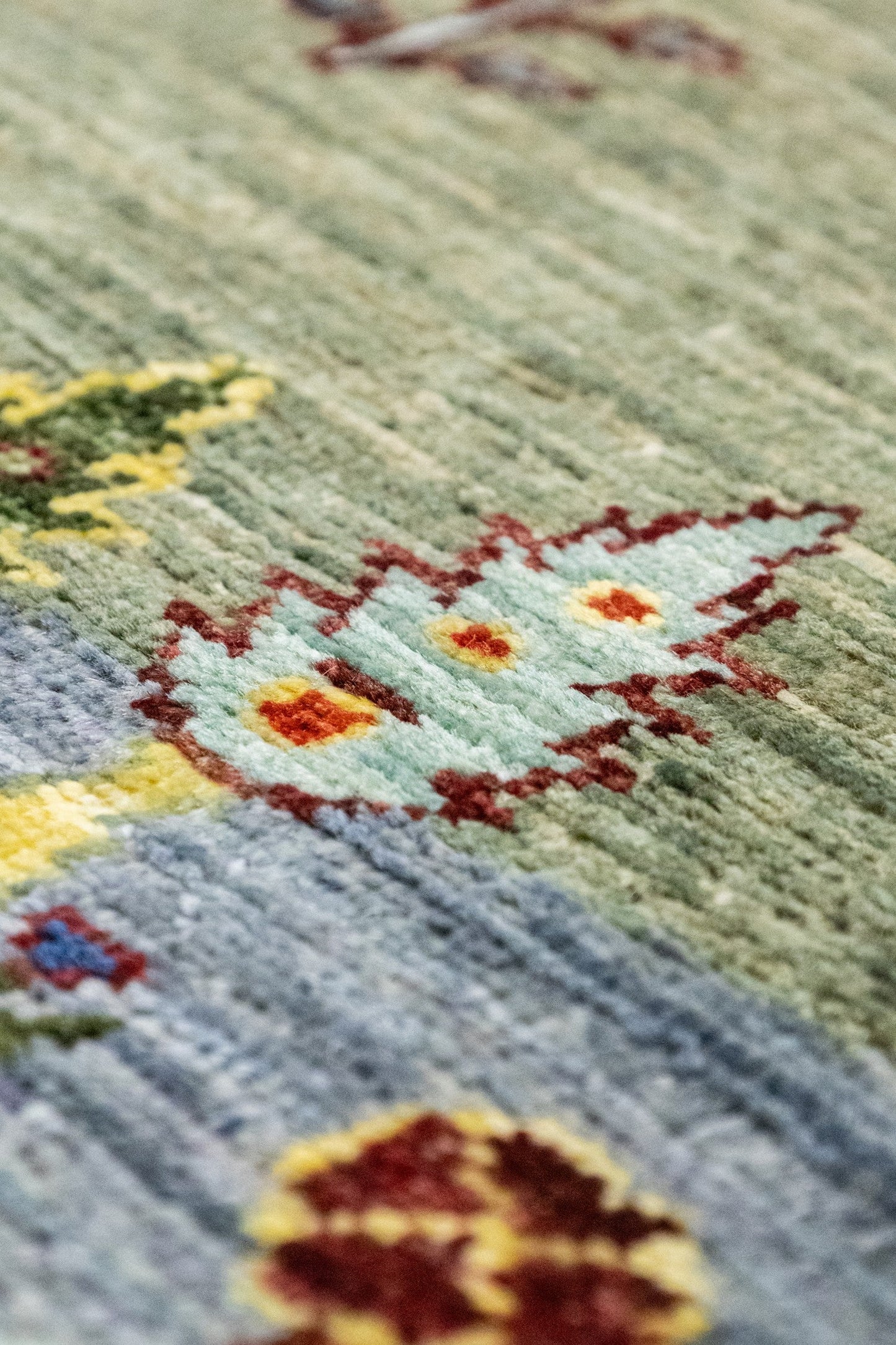 Landscape Gabbeh Handwoven Tribal Rug, J86104