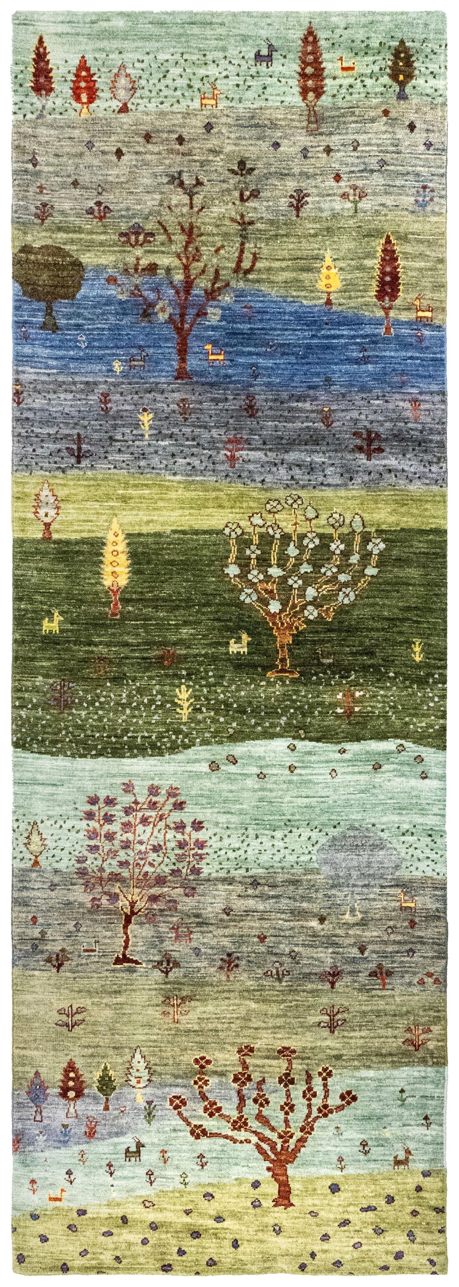 Landscape Gabbeh Handwoven Tribal Rug | Landry & Arcari – Landry ...