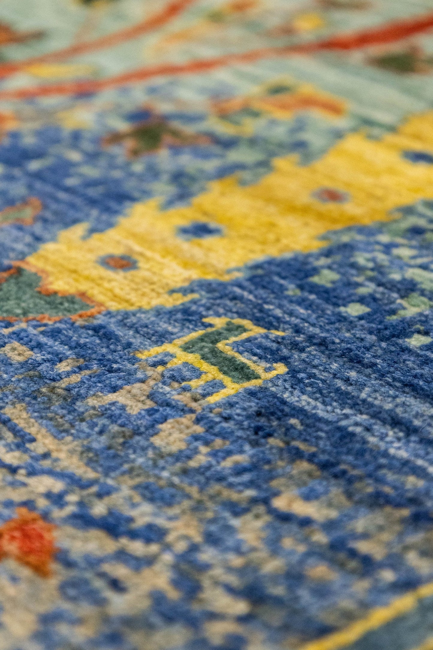 Landscape Gabbeh Handwoven Tribal Rug, J87454