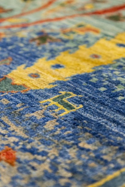 Landscape Gabbeh Handwoven Tribal Rug, J87454