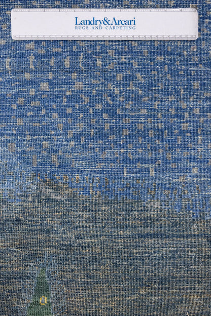 Landscape Gabbeh Handwoven Tribal Rug, J87454