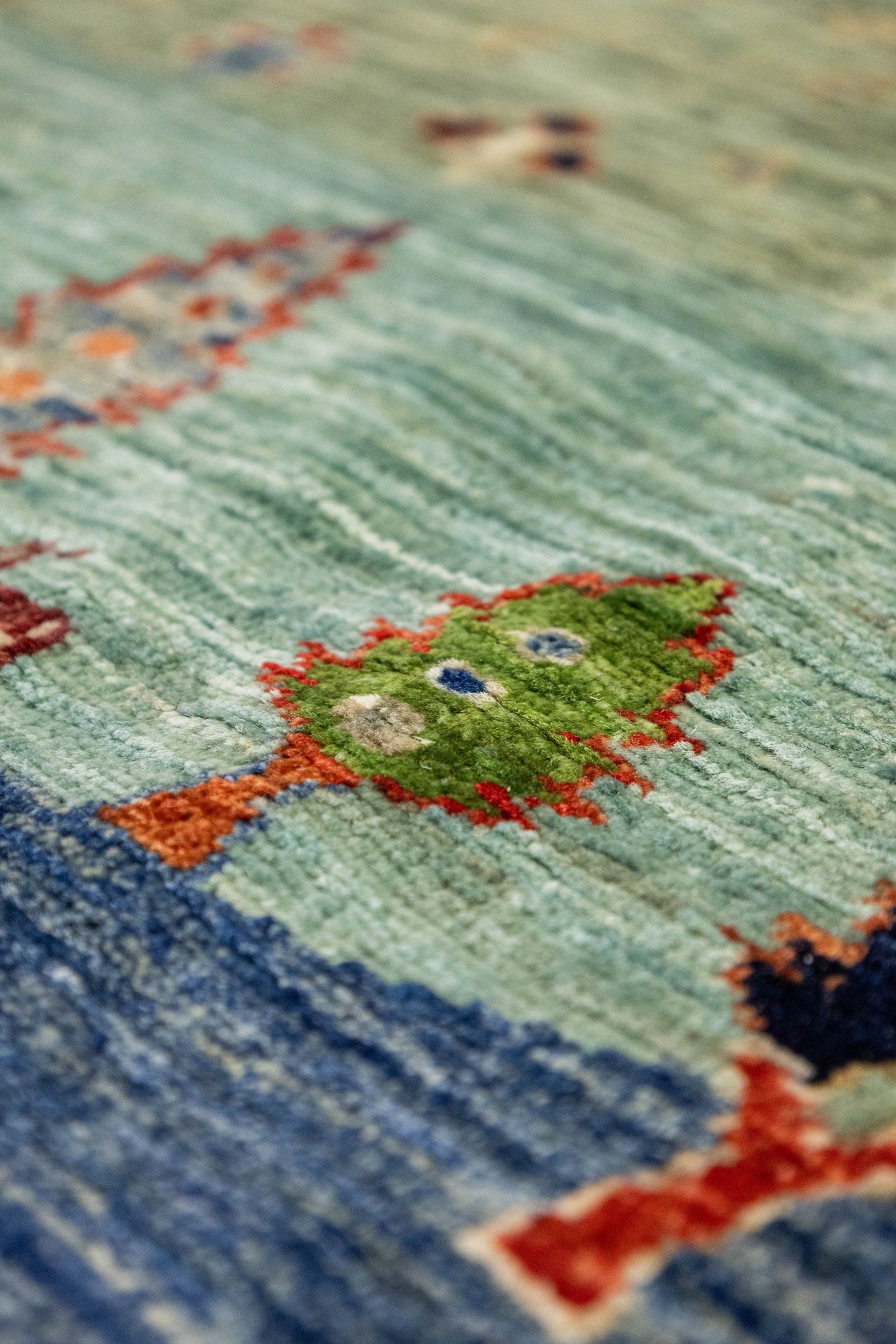 Landscape Gabbeh Handwoven Tribal Rug, J87457