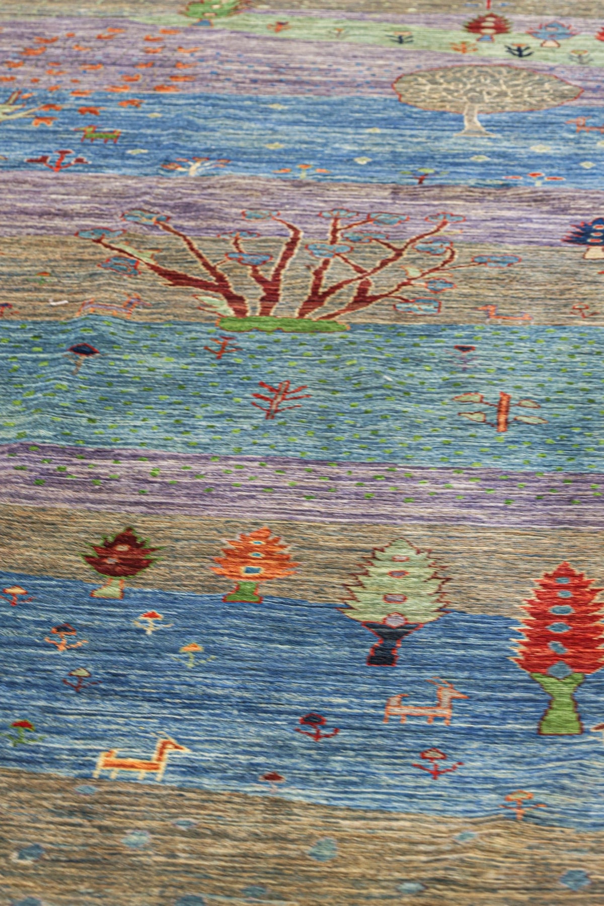 Landscape Handwoven Tribal Rug, J80931