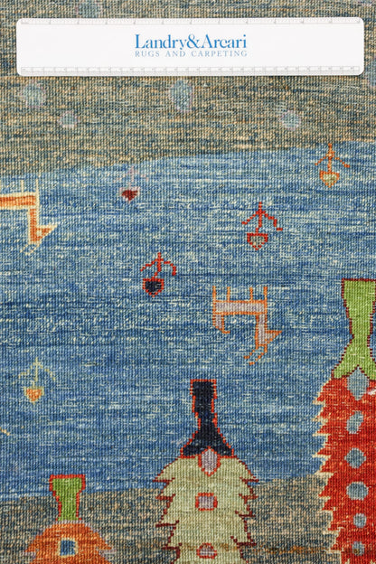 Landscape Handwoven Tribal Rug, J80931