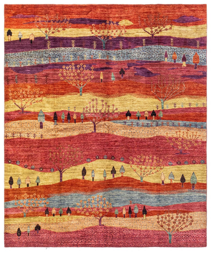 Landscape Handwoven Tribal Rug