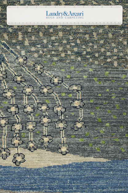 Landscape Gabbeh Handwoven Tribal Rug, J81020