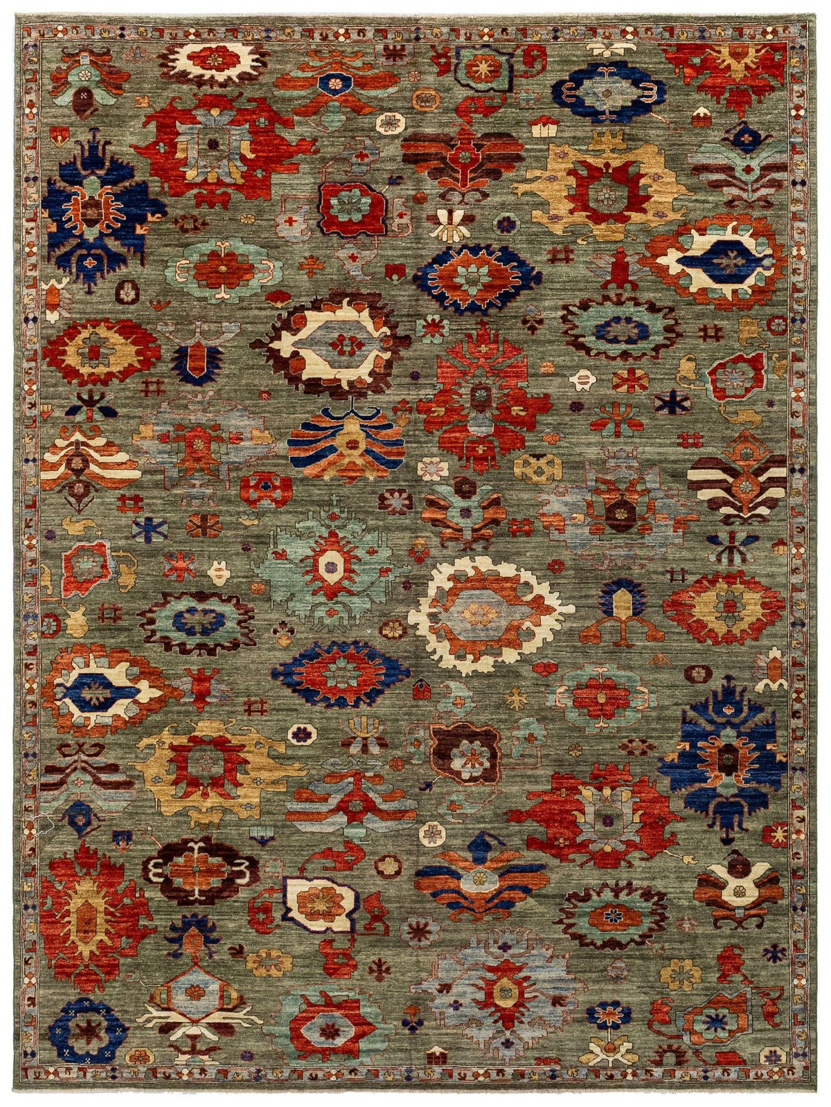 Large Harshang Handwoven Tribal Rug
