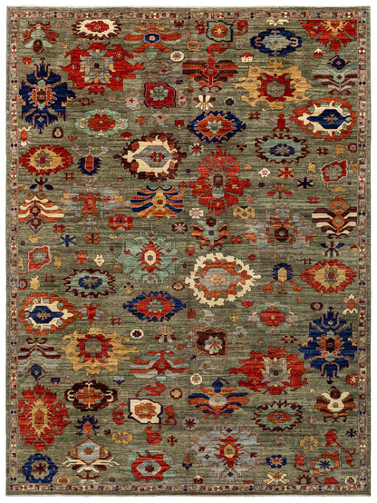 Large Harshang Handwoven Tribal Rug